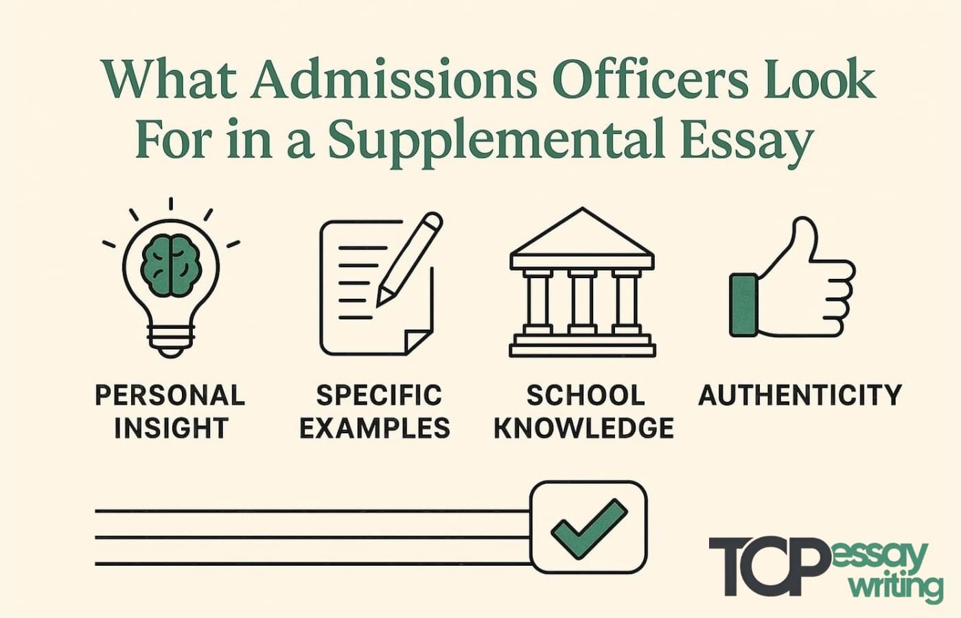 What Admissions Officers Look For in a Supplemental Essay