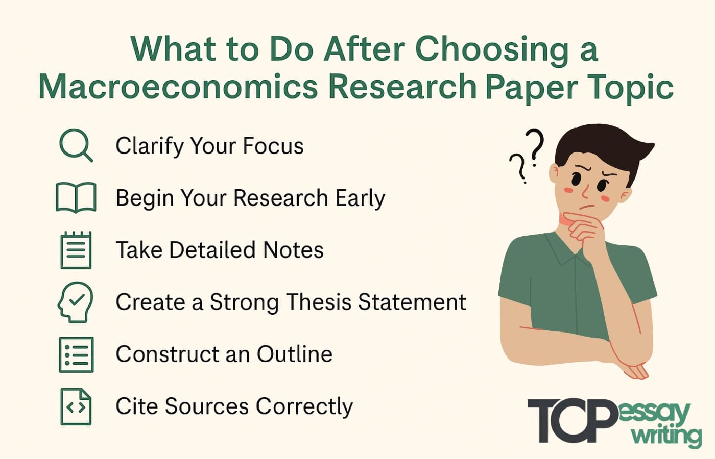 what to do after choosing macroeconomics research paper topics